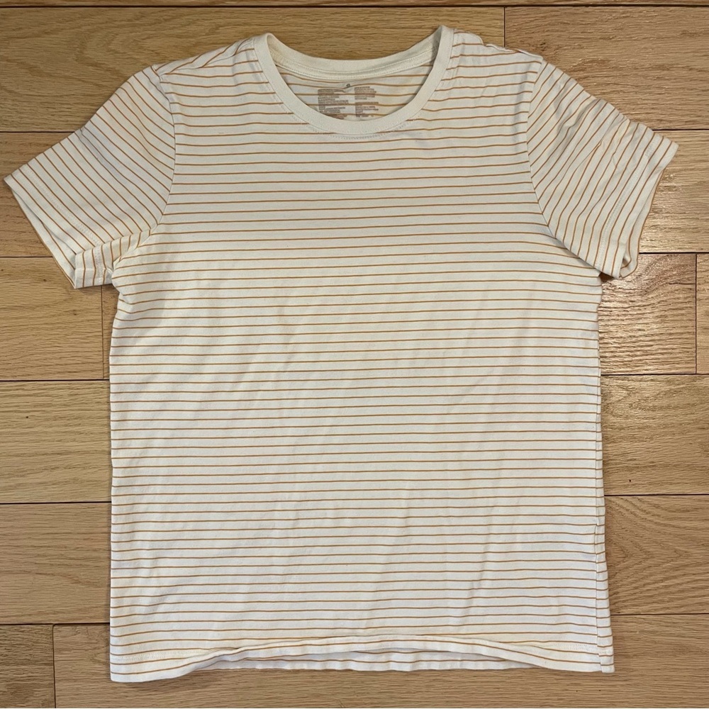 Muji striped cotton tee